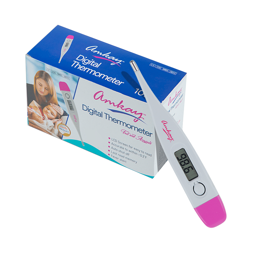 Amkay Digital Thermometer - Quick Results, Body Temperature Measurement - Image 1
