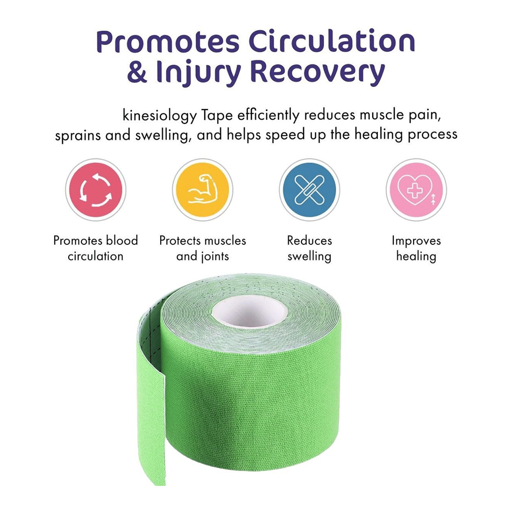 Healthtrek Kinesiology Tape for Physiotherapy  Green - Image 6