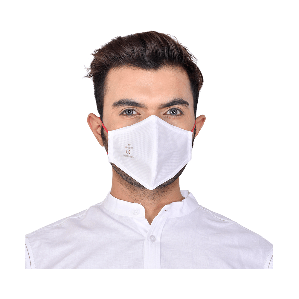 Advind Healthcare Smog Guard N95 Adult Mask Free Size White - Image 2