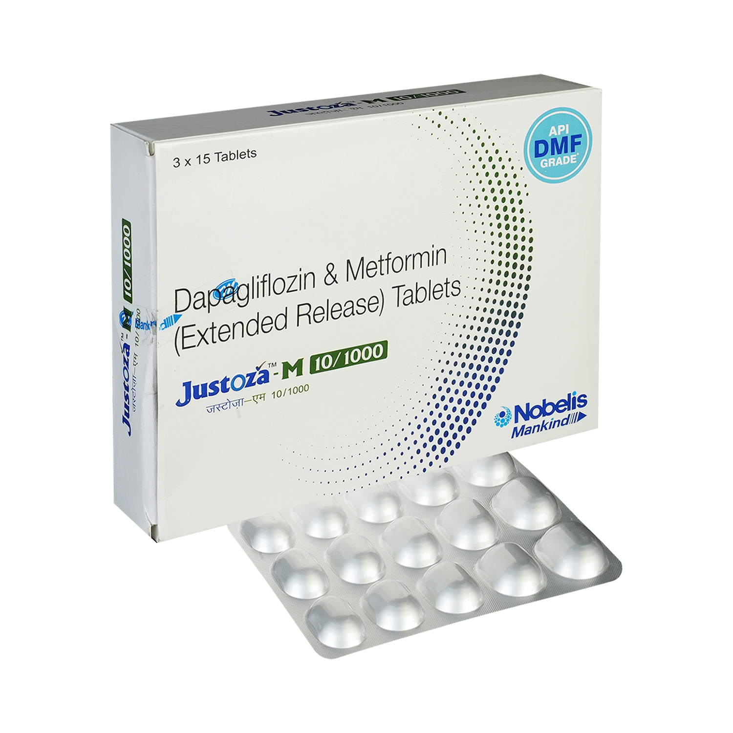 Justoza M 10mg/1000mg Tablet ER