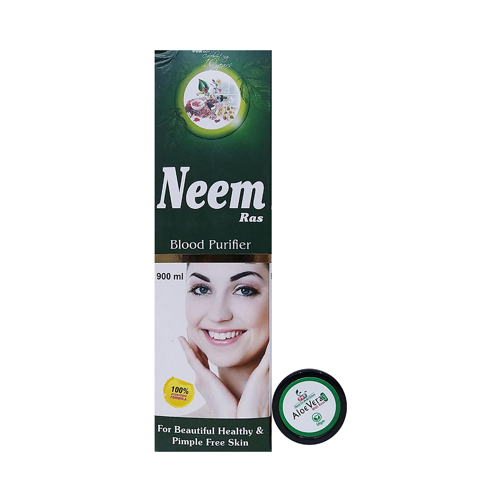 Shri Nath Neem Ras with Aloe Vera Gel 10gm Free - Image 1