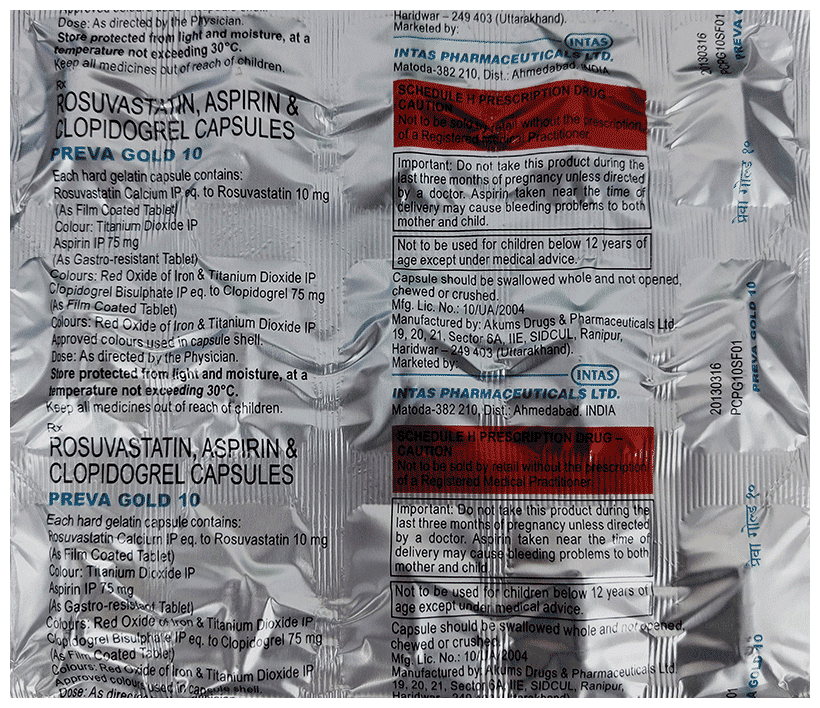 Preva Gold 10 Capsule