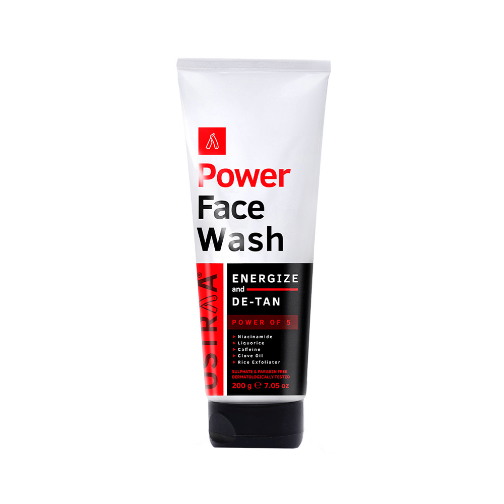 Ustraa Power Face Wash Energize and De-Tan - Image 1
