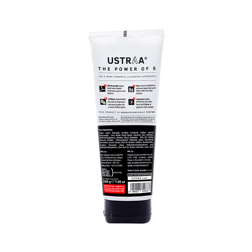 Ustraa Power Face Wash Energize and De-Tan - Image 2