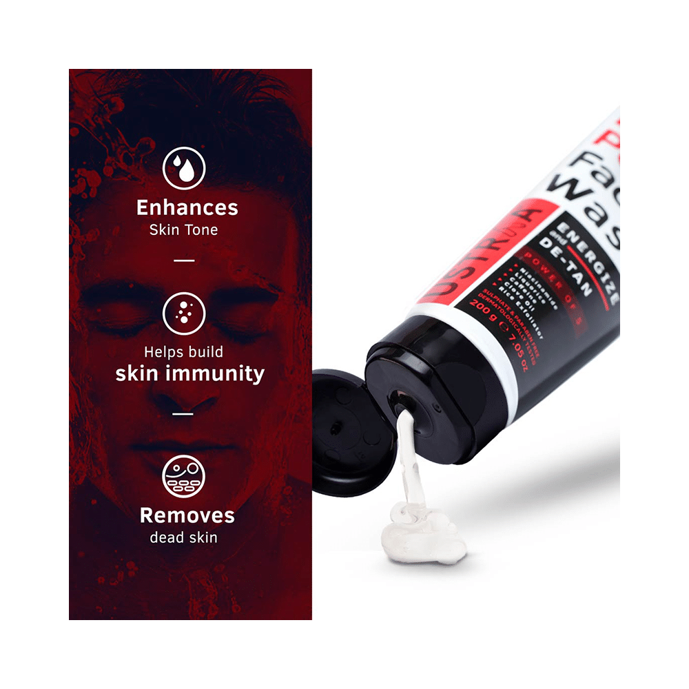 Ustraa Power Face Wash Energize and De-Tan - Image 3