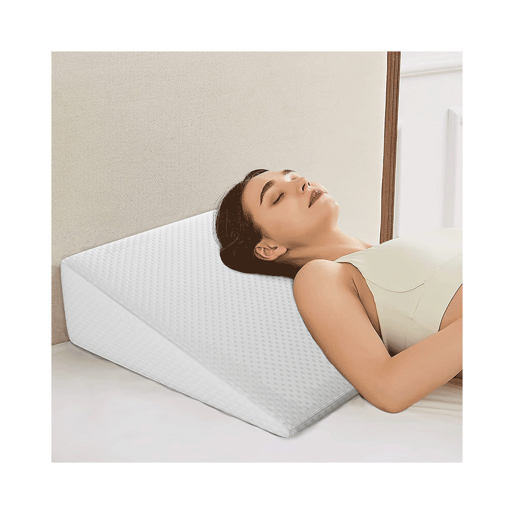Frido Complete Back Support Wedge Cushion with Memory Foam White - Image 3