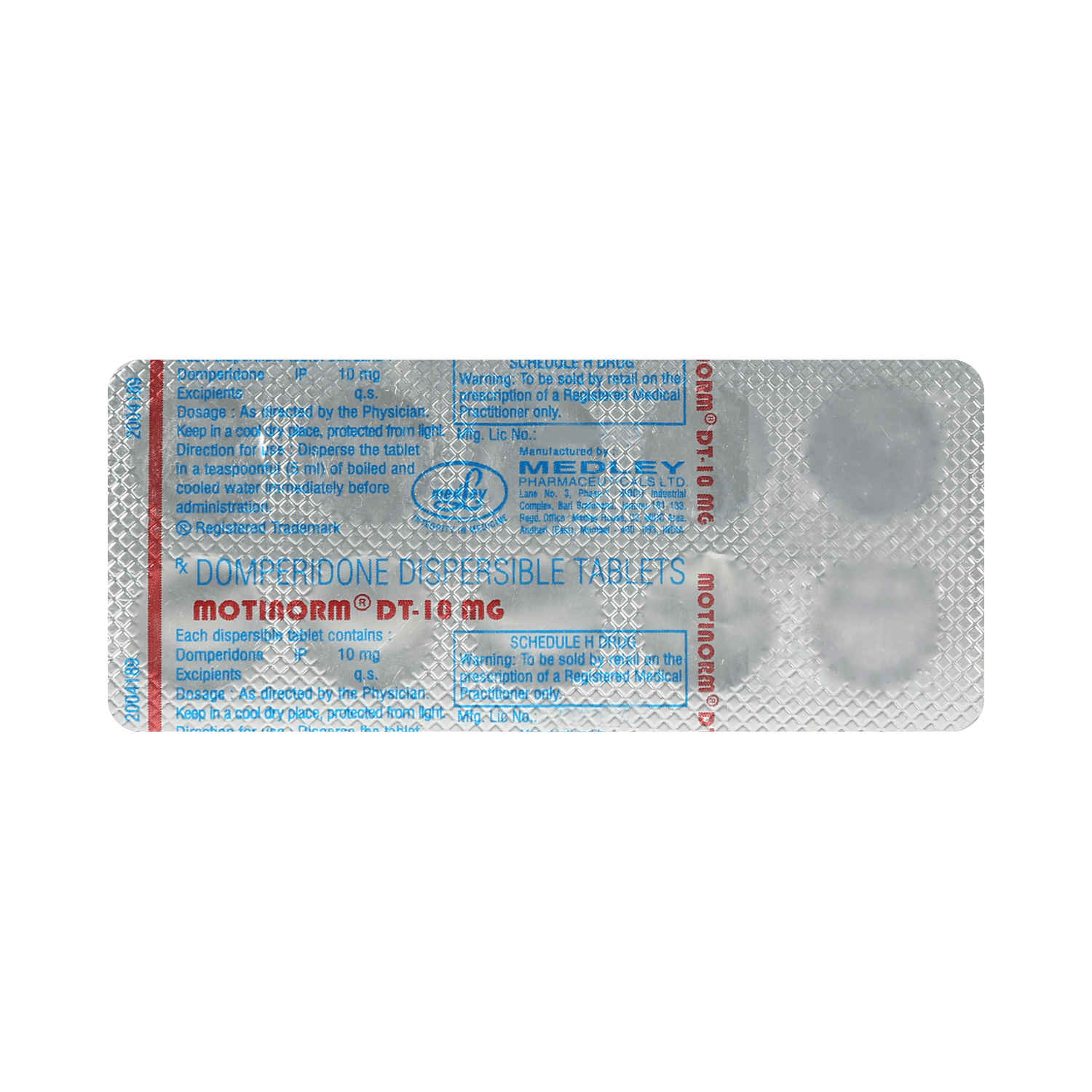 Motinorm DT 10mg Tablet - Image 3