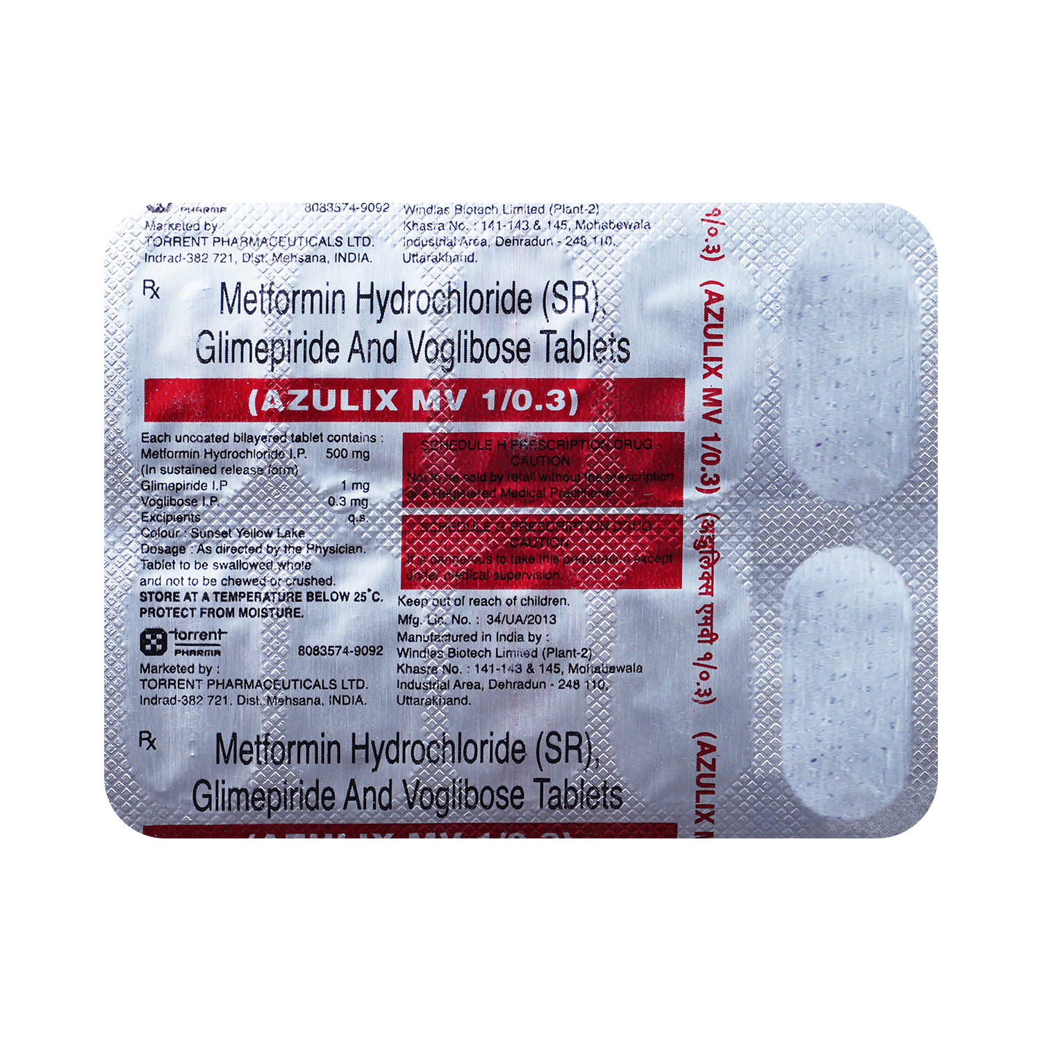 Azulix MV 1mg/500mg/0.3mg Tablet SR - Image 5
