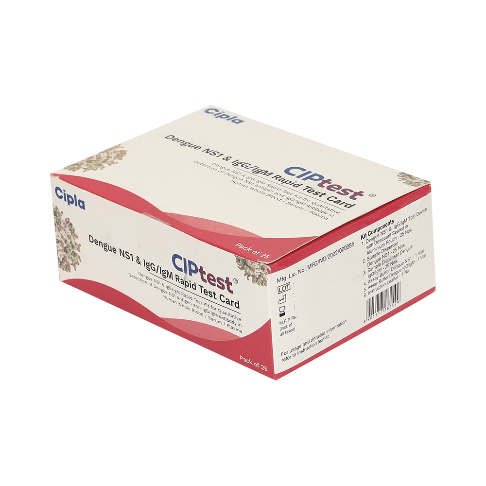 Ciptest Dengue NS1 & IgG/IgM Rapid Test Card - Image 4