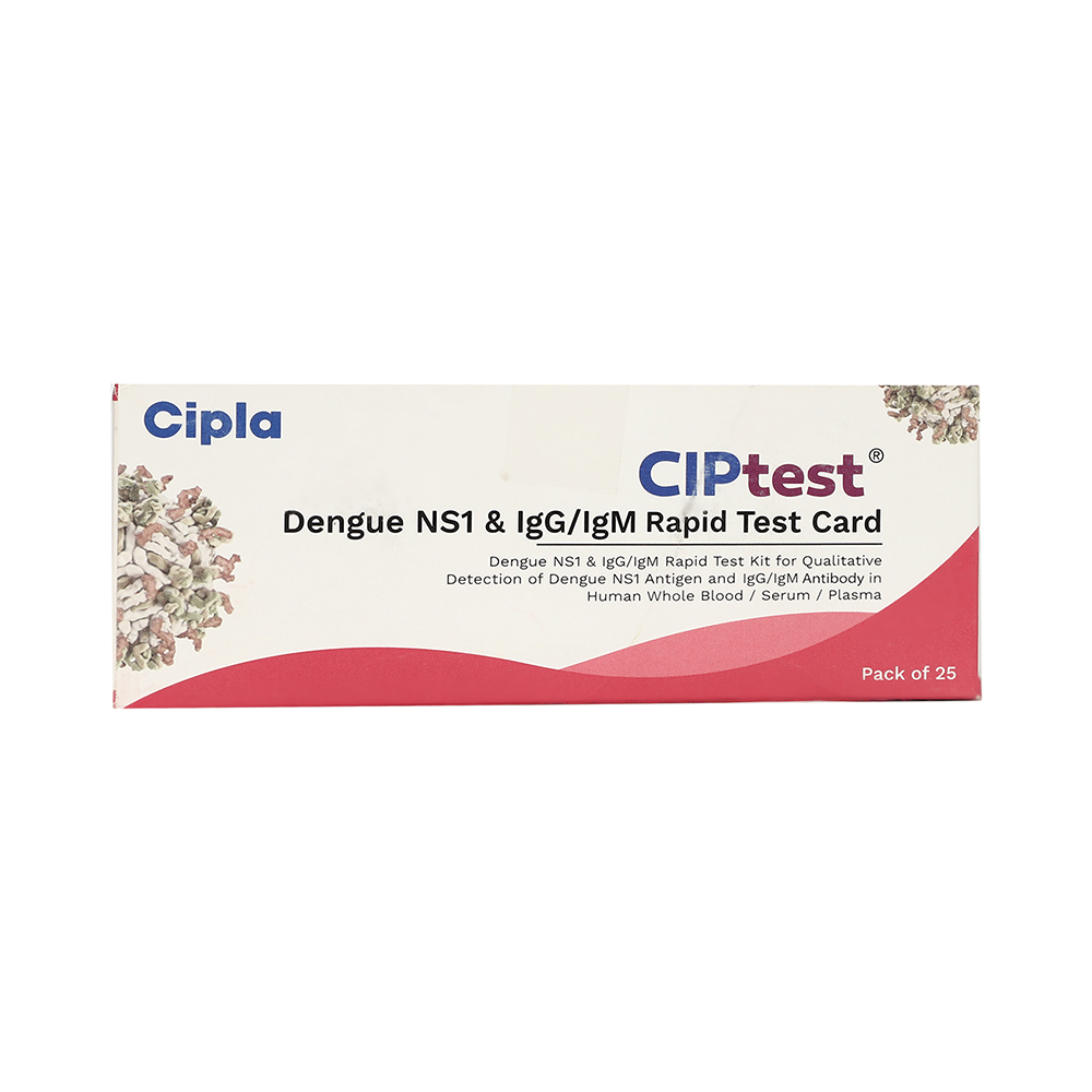 Ciptest Dengue NS1 & IgG/IgM Rapid Test Card