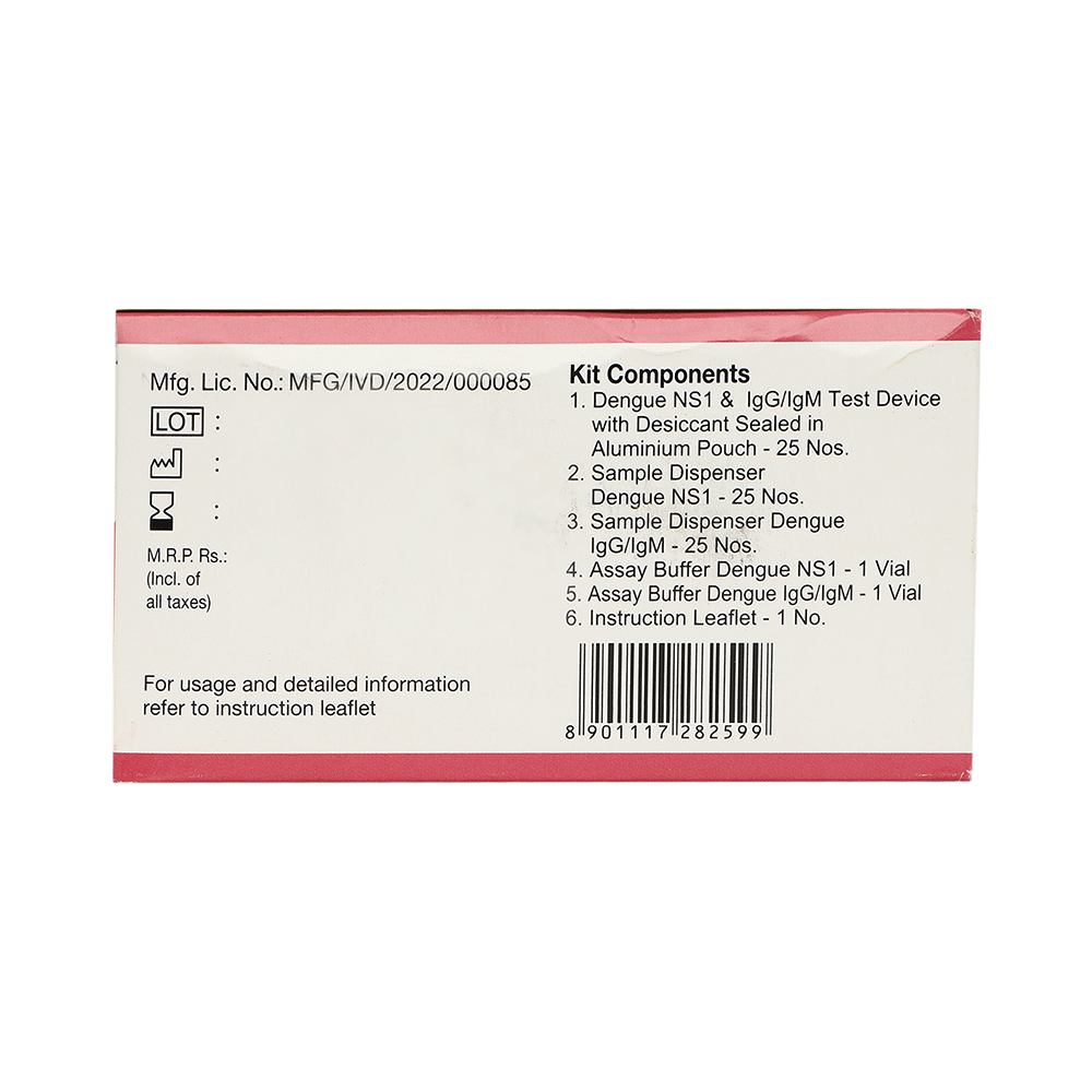Ciptest Dengue NS1 & IgG/IgM Rapid Test Card - Image 3
