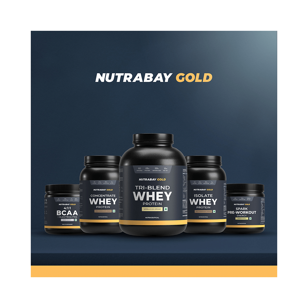 Nutrabay Gold Tri-Blend Whey Protein for Muscle Recovery & Immunity | No Added Sugar | Flavour Rich Chocolate Creme - Image 8