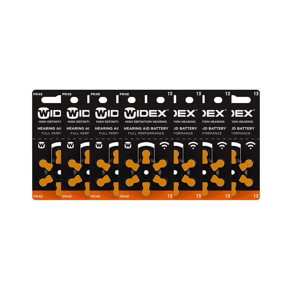 Widex Size 13 PR48 Hearing Aid Battery (6 Each)