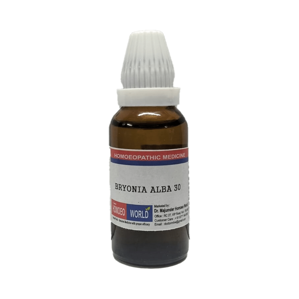 Dr. Majumder Homeo World Bryonia Alba Dilution 30 (30ml Each)
