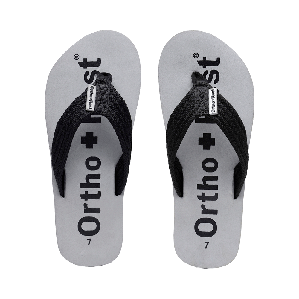 Ortho + Rest Extra Soft Men Slipper Orthopedic For Home Daily Use Slippers Black  9 - Image 2