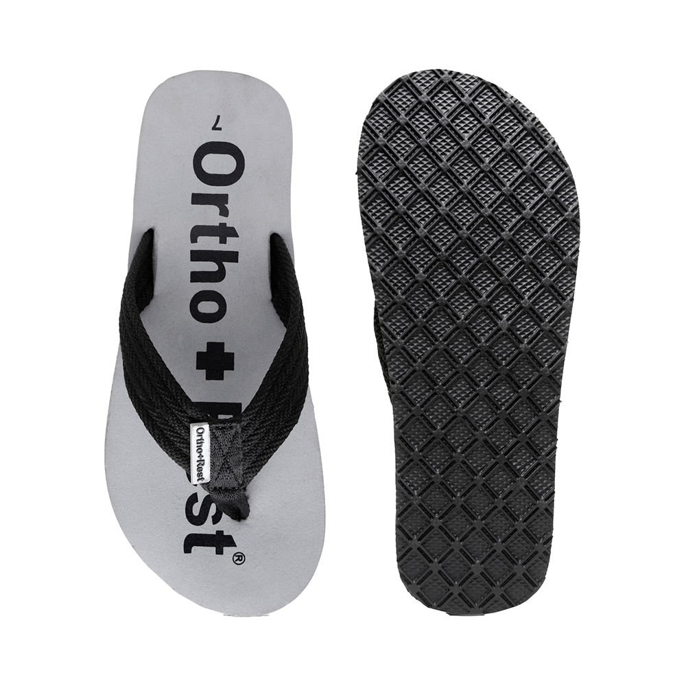 Ortho + Rest Extra Soft Men Slipper Orthopedic For Home Daily Use Slippers Black  9 - Image 7