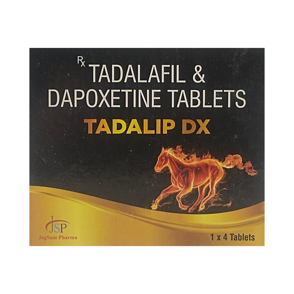 Tadalip DX 10mg/30mg Tablet