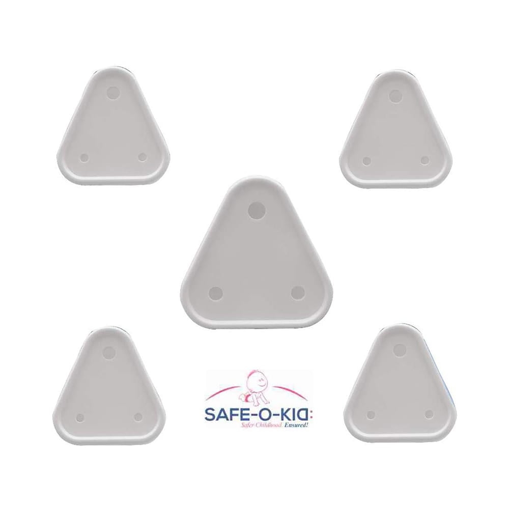 Safe-O-Kid High Quality Anti-Shock Electric Socket Guards White - Image 1