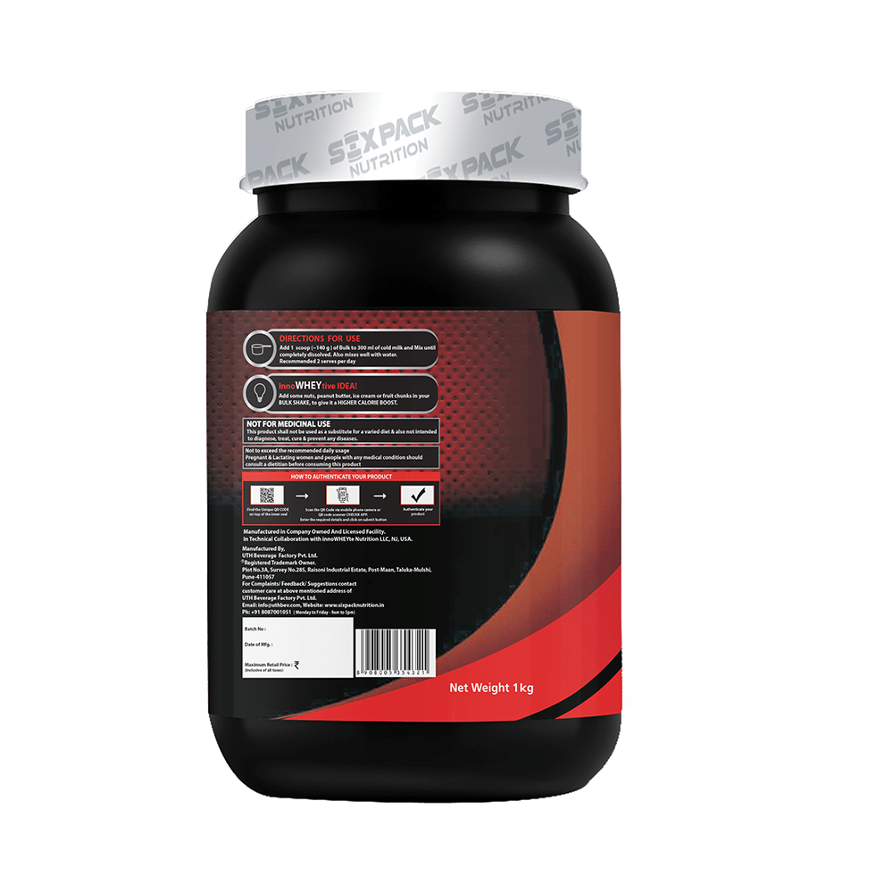 Sixpack Nutrition Bulk Weight Gainer Protein Choc Fixx - Image 2