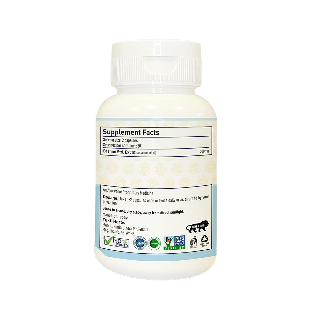 Yukti Herbs Brahmi Veg Capsule - Image 2