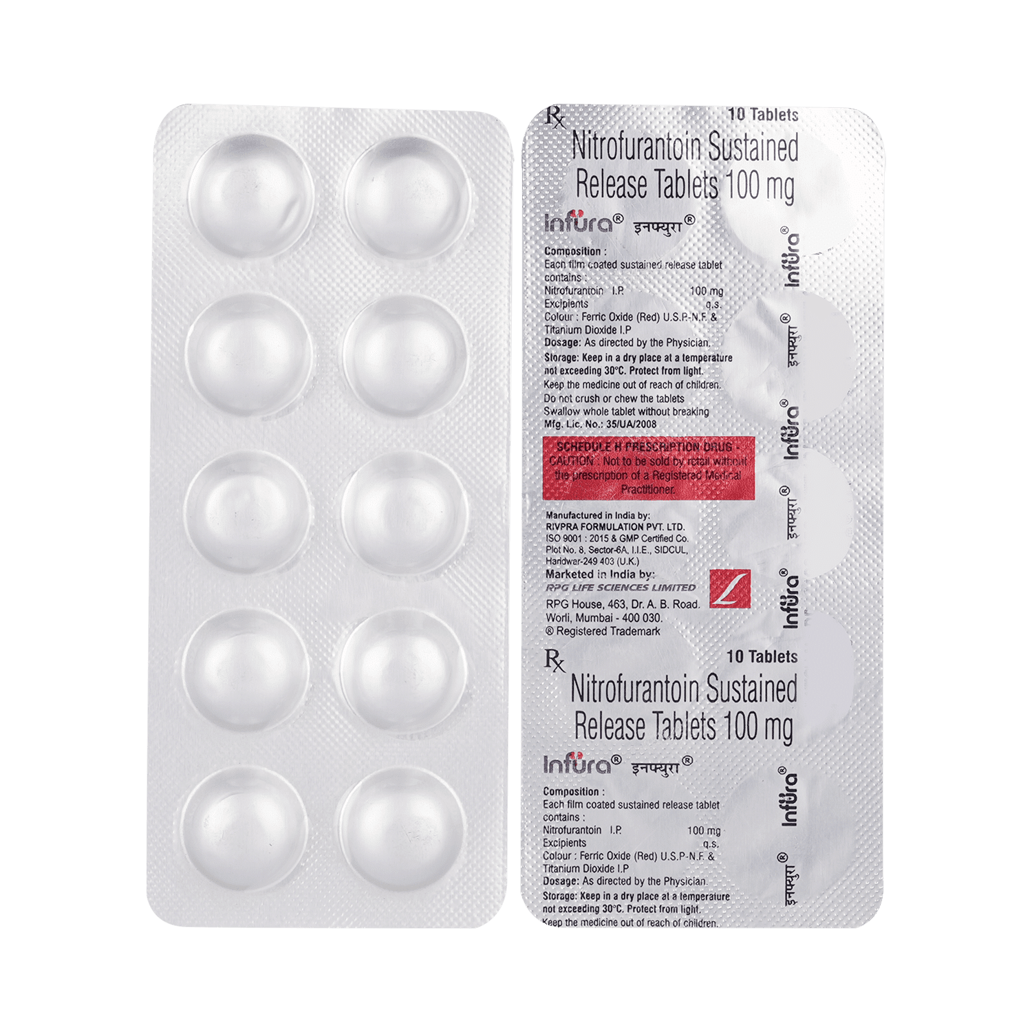 Infura 100mg Tablet - Image 1