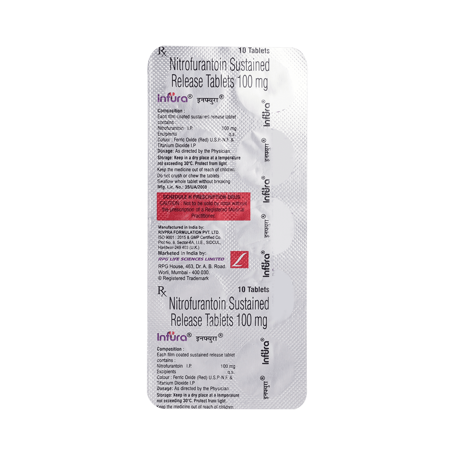 Infura 100mg Tablet - Image 3