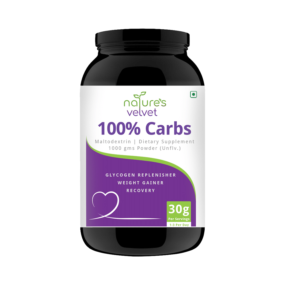 Nature's Velvet 100% Carbs Powder Unflavoured - Image 1