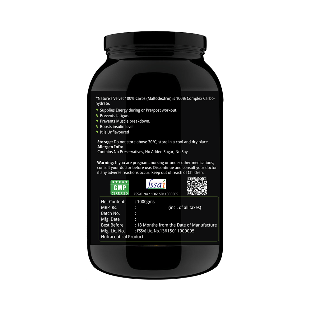 Nature's Velvet 100% Carbs Powder Unflavoured - Image 2
