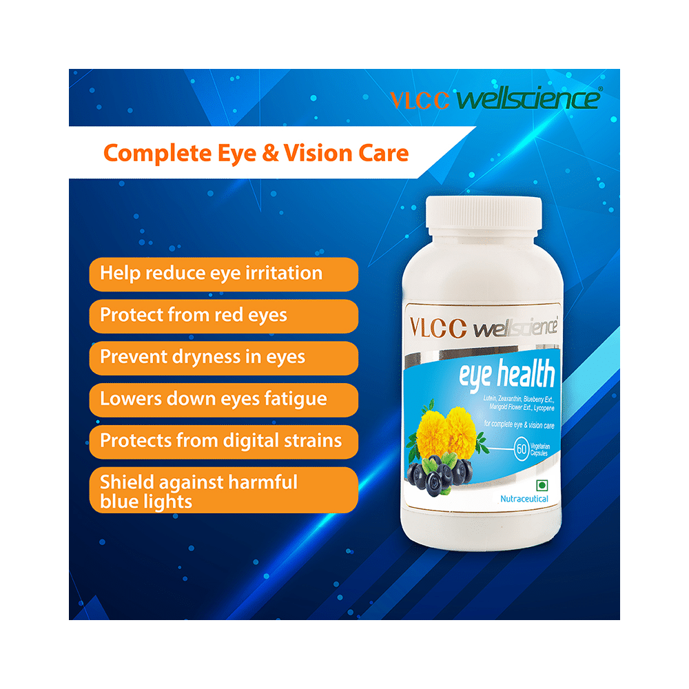 VLCC Wellscience Eye Health Vegetarian Capsule - Image 4