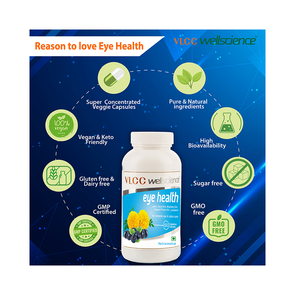 VLCC Wellscience Eye Health Vegetarian Capsule - Image 5