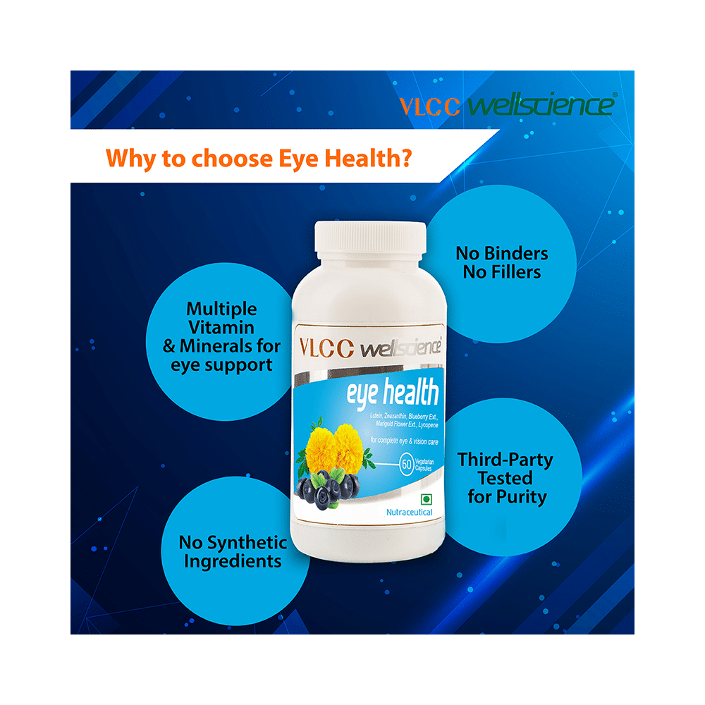 VLCC Wellscience Eye Health Vegetarian Capsule - Image 6