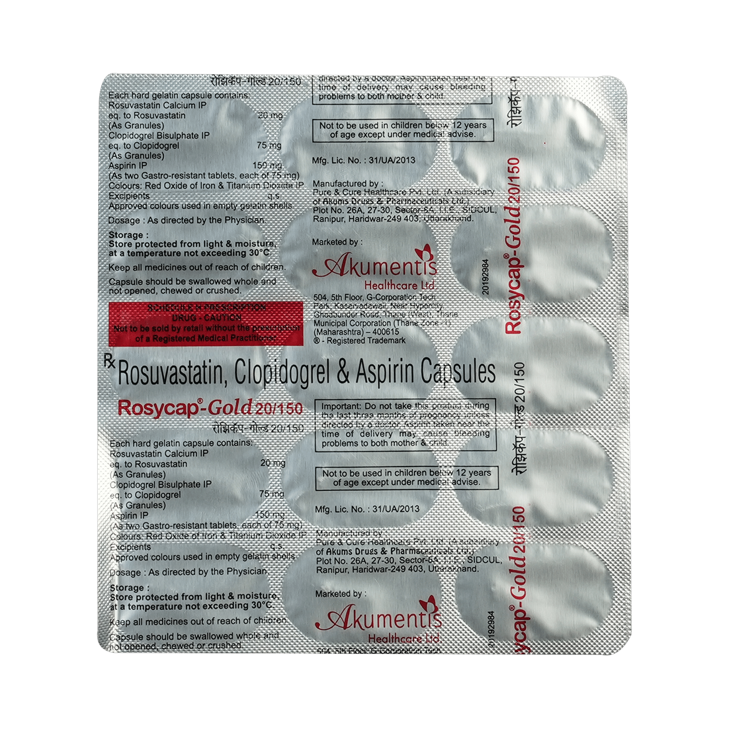 Rosycap-Gold 20/150 Capsule - Image 6