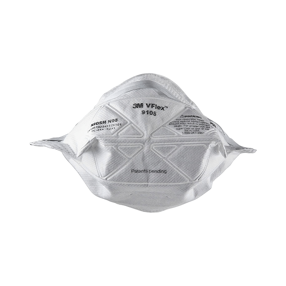3M 9105 VFlex N95 Particulate Respirator Mask White - Image 1