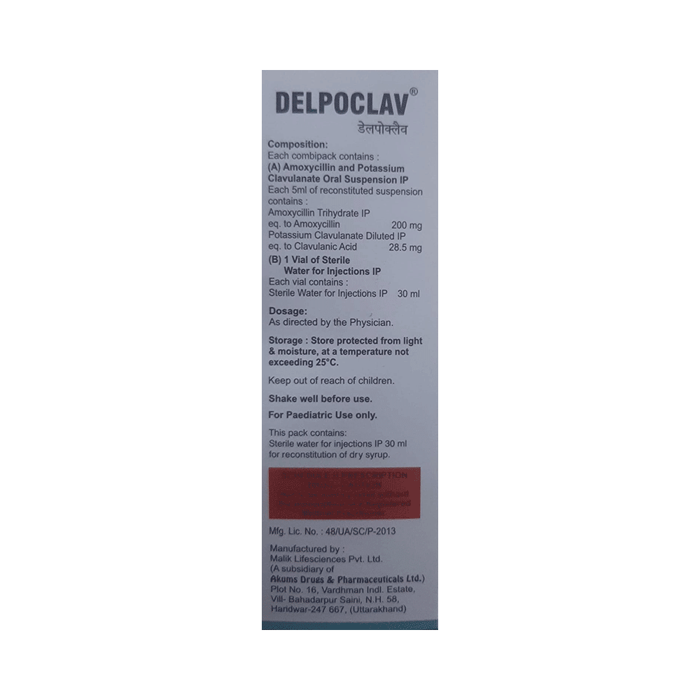 Delpoclav 200mg/28.5mg Suspension - Image 2