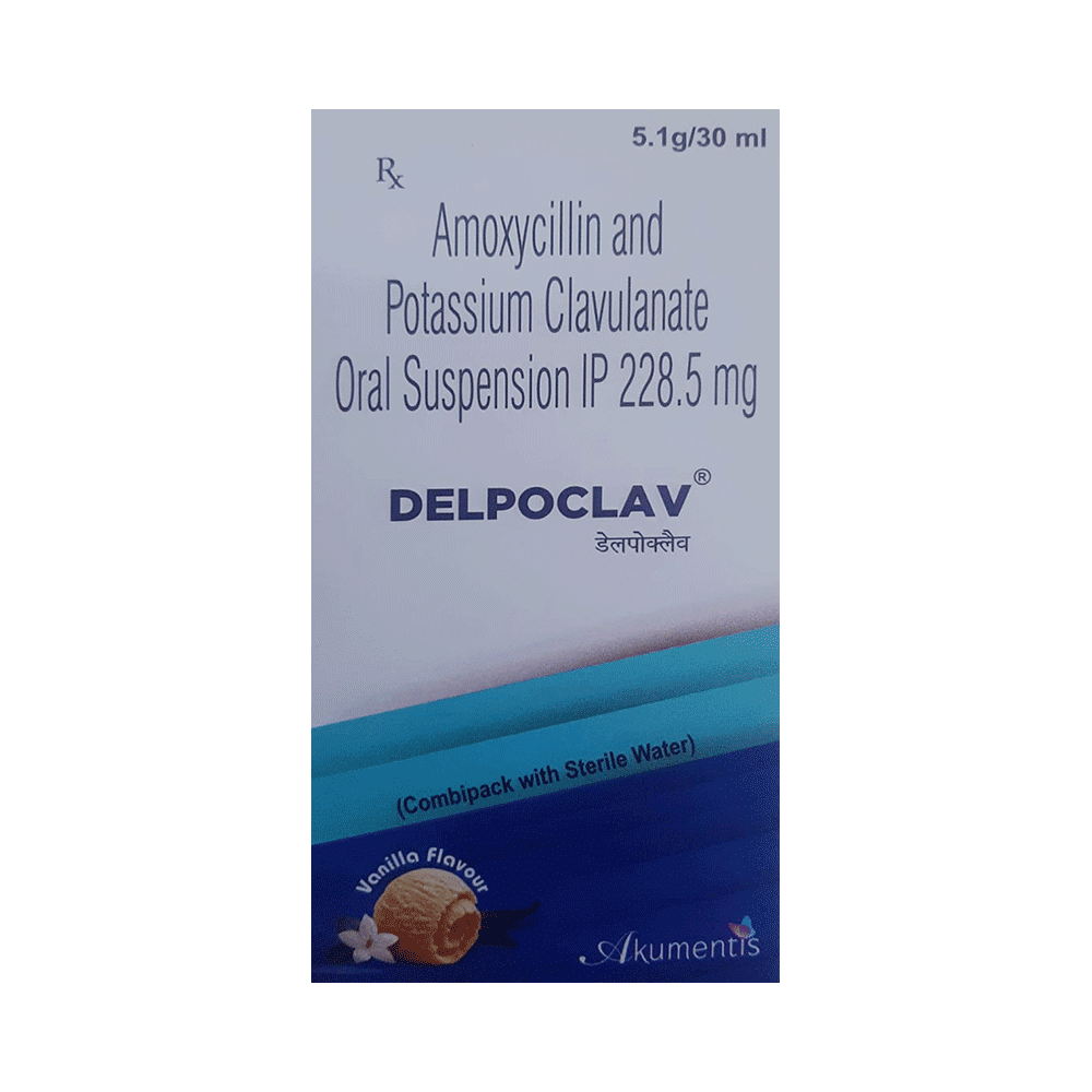Delpoclav 200mg/28.5mg Suspension - Image 1