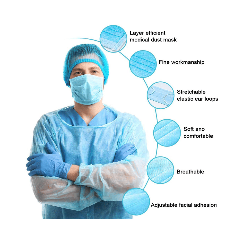 Lioncrown 3 Ply Disposable Face Mask - Image 3