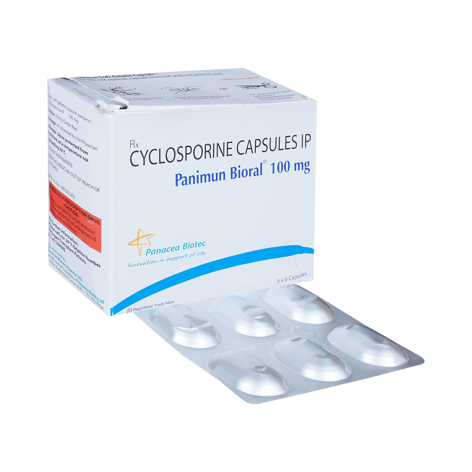 Panimun Bioral 100mg Capsule