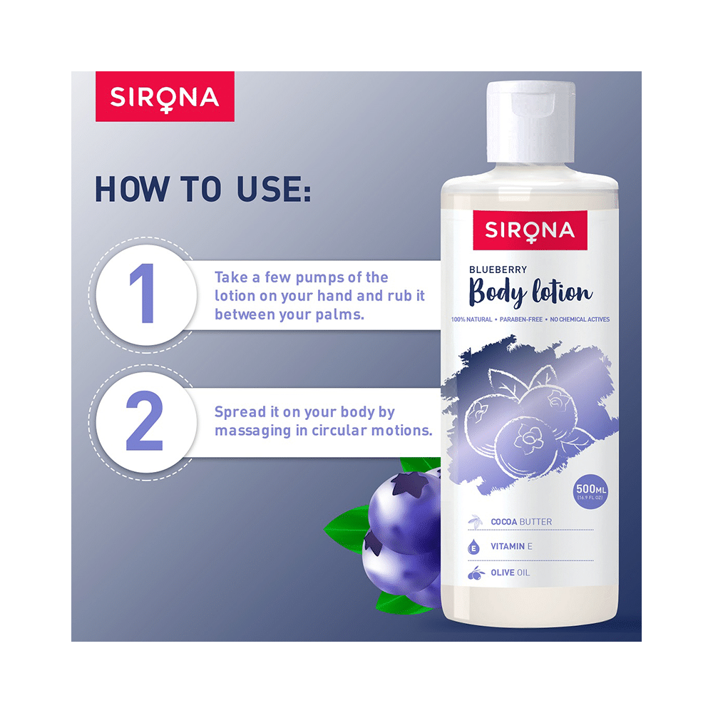 Sirona Blueberry Body Lotion - Image 4