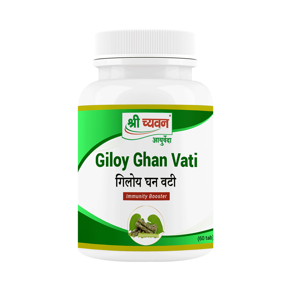 Shri Chyawan Giloe Ghan Vati Tablet (60 Each)