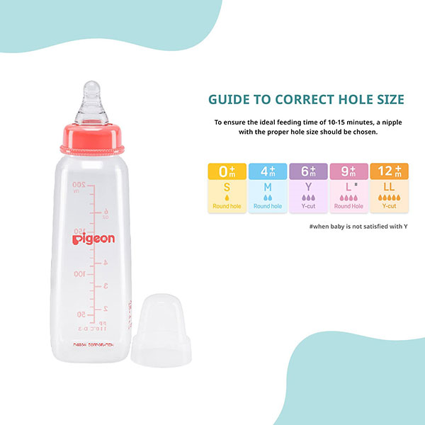 Pigeon Flexible PP Feeding Bottle 4+ Months - Image 3
