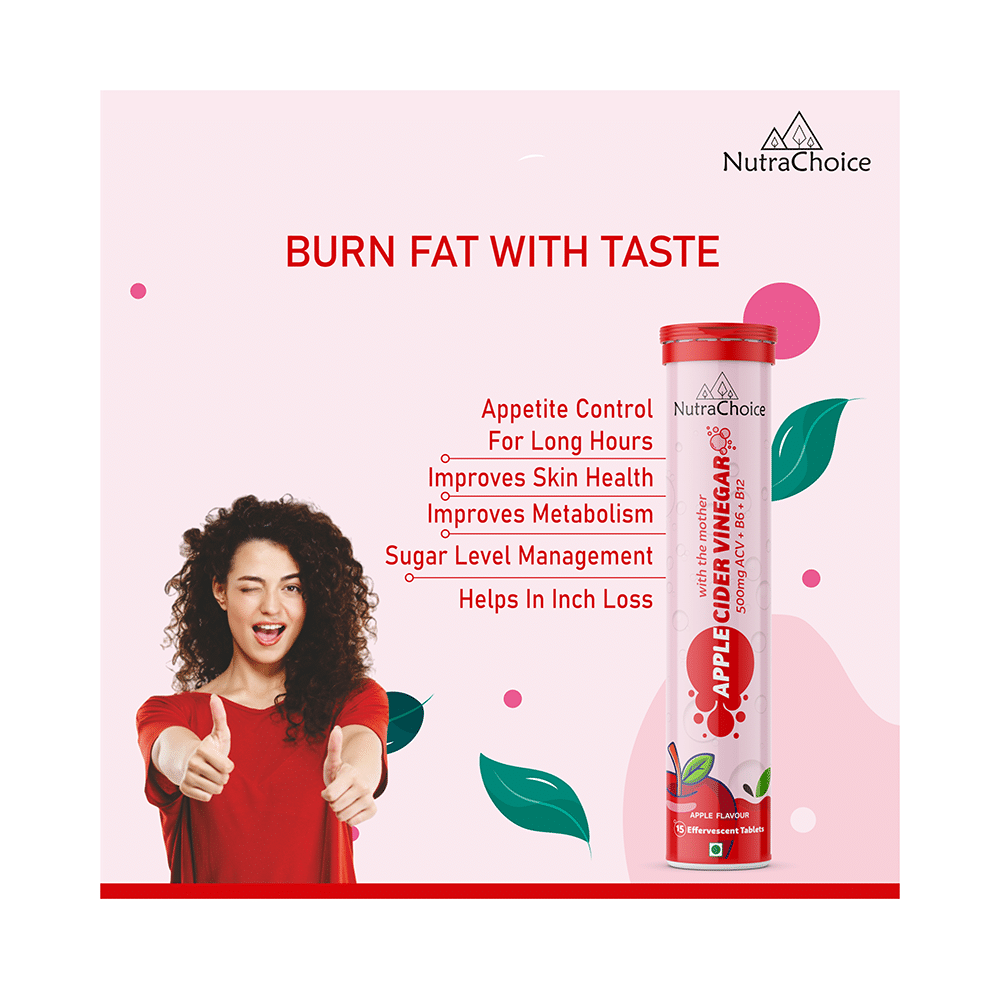 NutraChoice Apple Cider Vinegar Effervescent Tablet with the Mother (15 Each) - Image 5