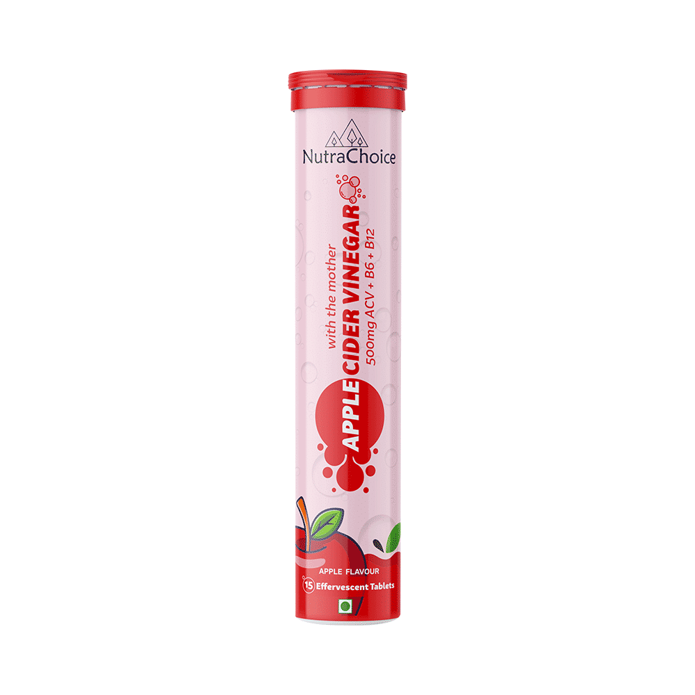 NutraChoice Apple Cider Vinegar Effervescent Tablet with the Mother (15 Each)