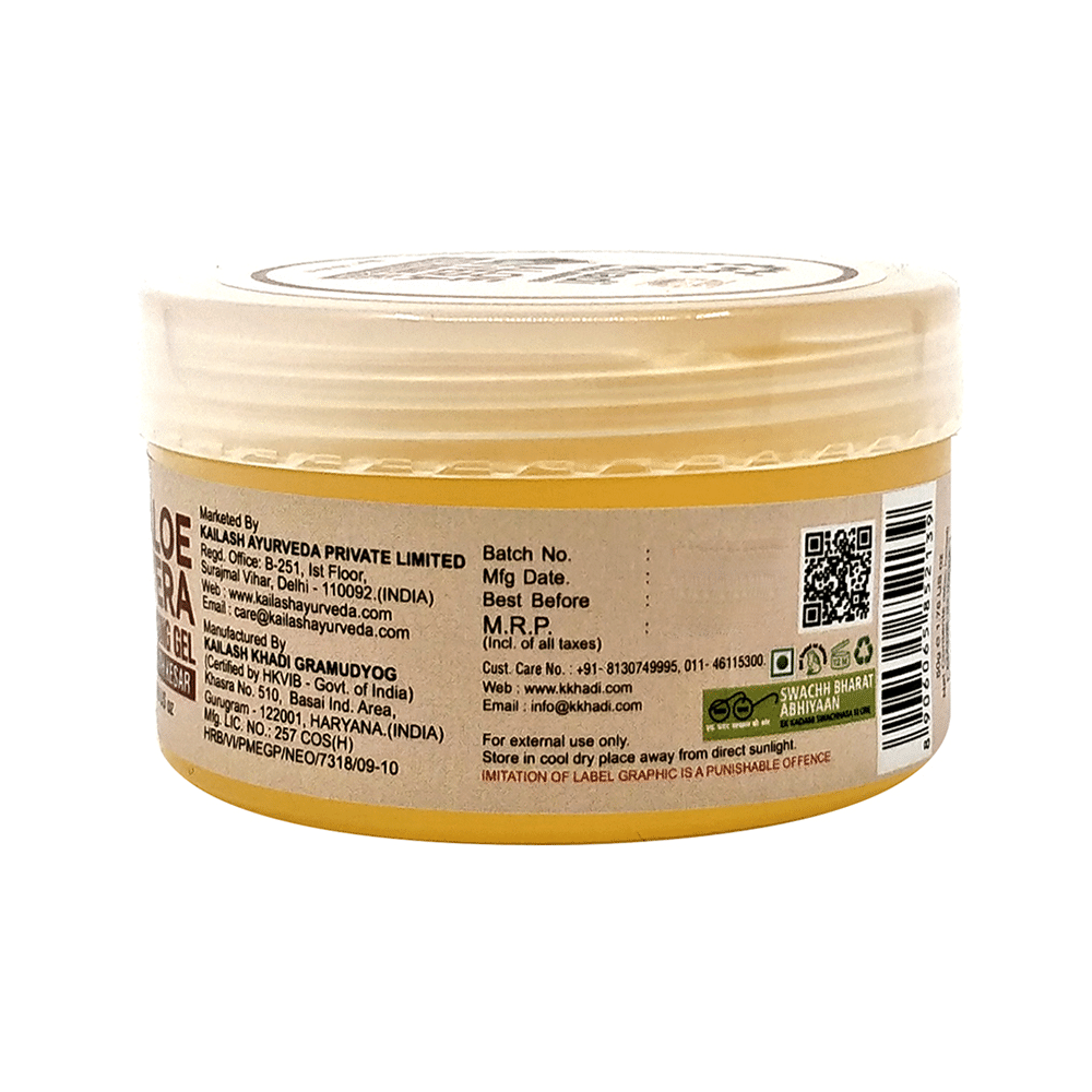 Khadi Kailash Luxurious Aloe Vera Moisturizing Enriched with Kesar Gel - Image 2