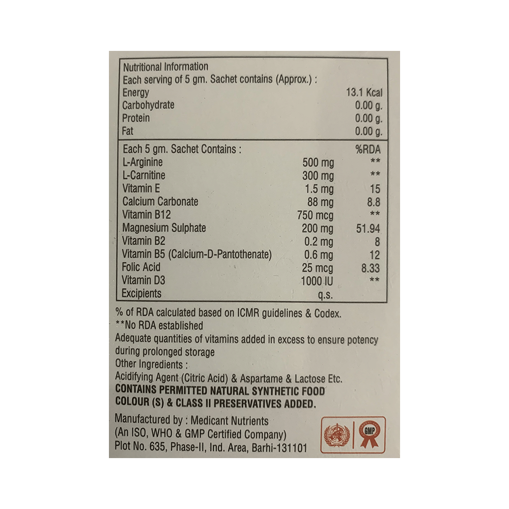 Anticram-p+ Sachet Orange Sugar Free - Image 2