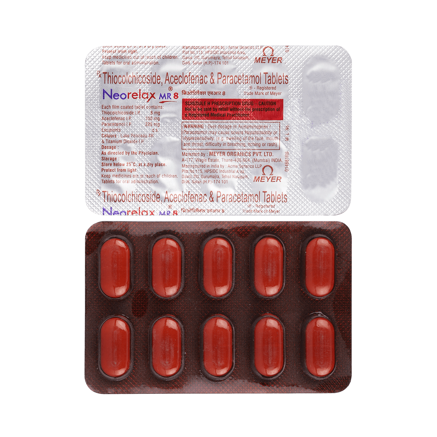 Neorelax MR 8 Tablet - Image 1