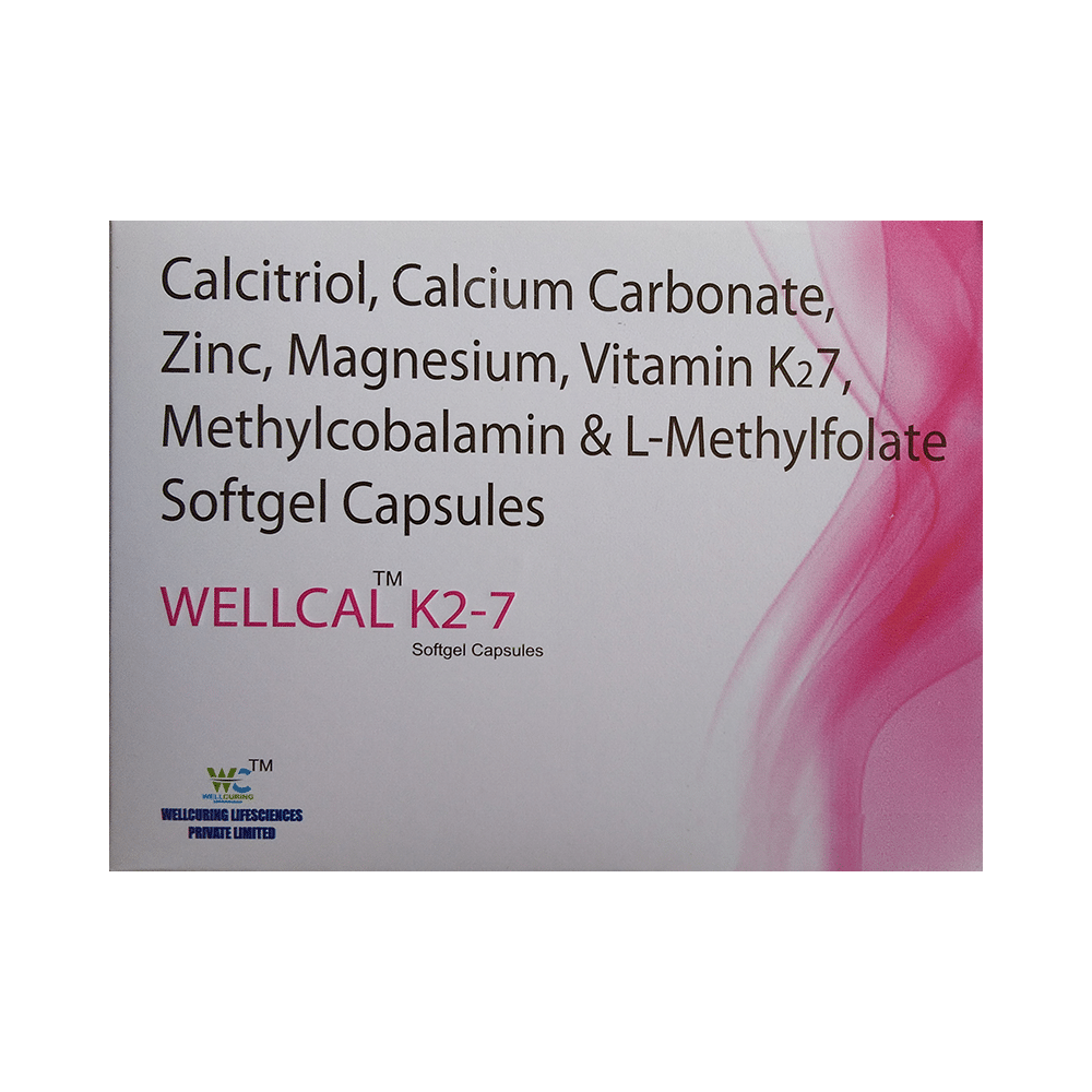 Wellcal K2 7 Softgel Capsule