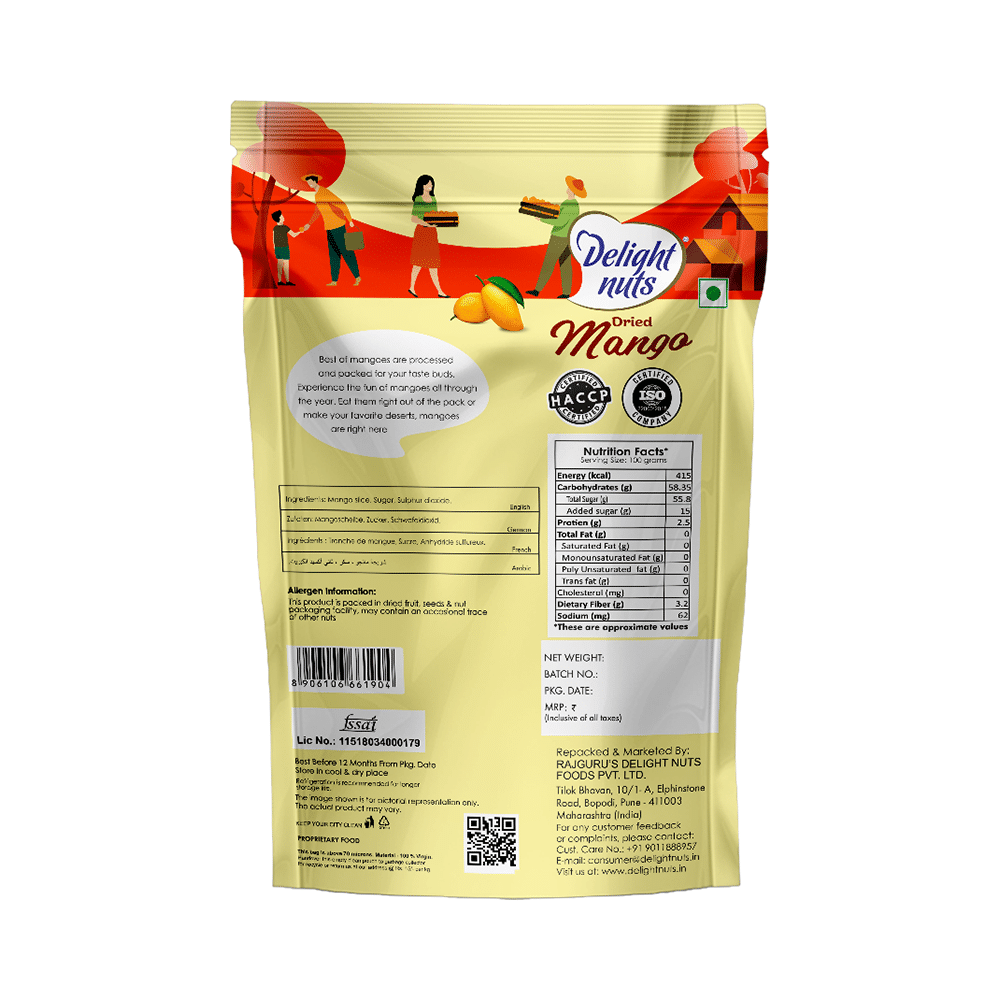 Delight Nuts Dried Mango - Image 2