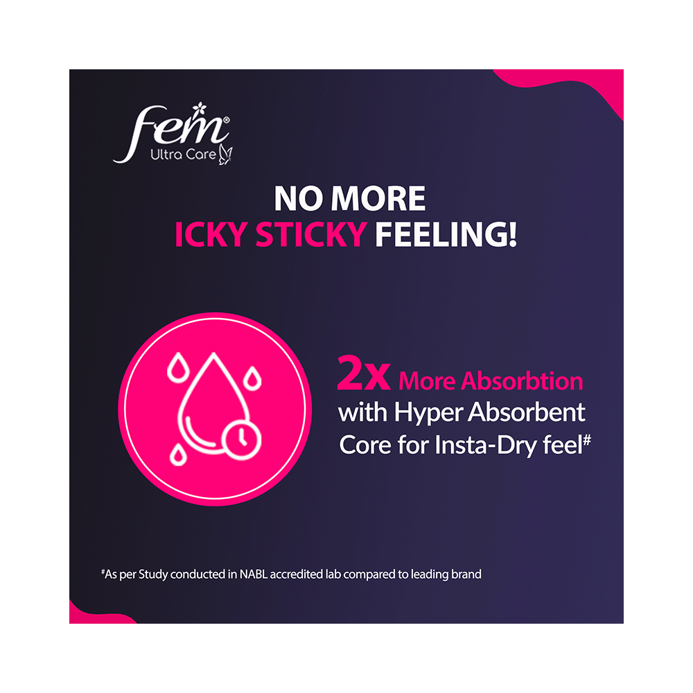 Fem Ultra Care Sanitary Pads XL+ - Image 6