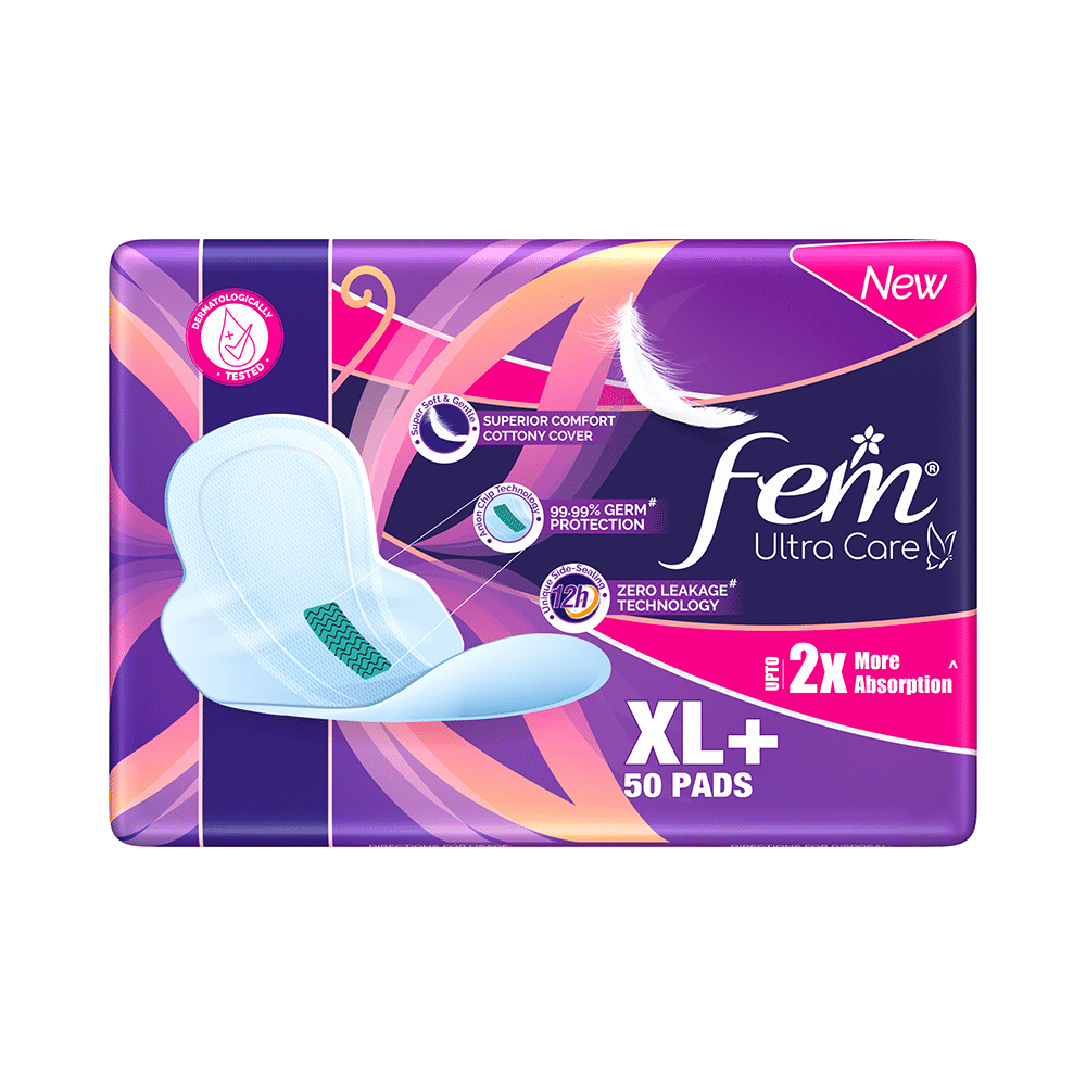 Fem Ultra Care Sanitary Pads XL+ - Image 1
