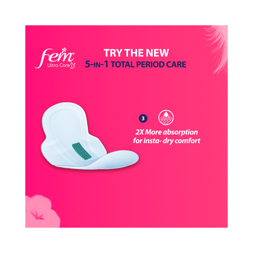 Fem Ultra Care Sanitary Pads XL+ - Image 7